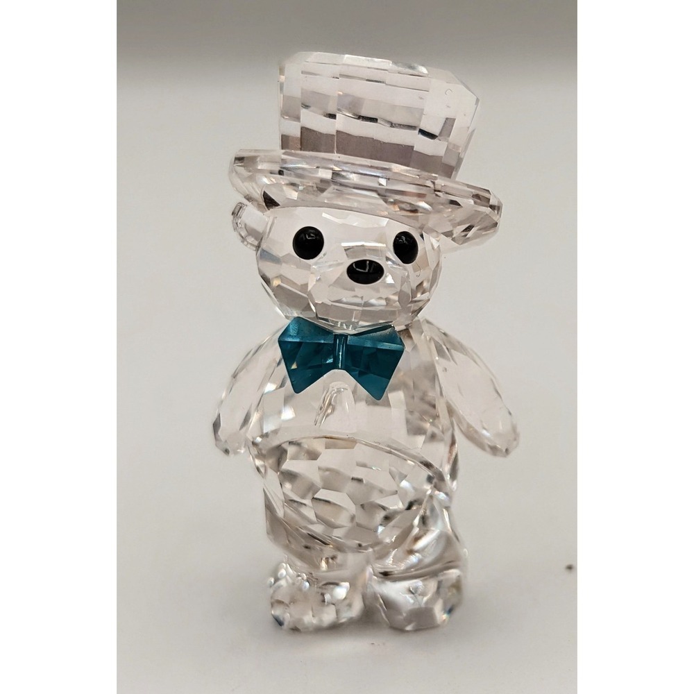Swarovski Crystal Kris Bear Groom Figurine #1096736 Retired You & I Collection